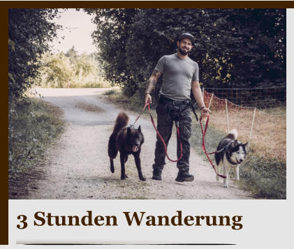 3 Stunden Wanderung